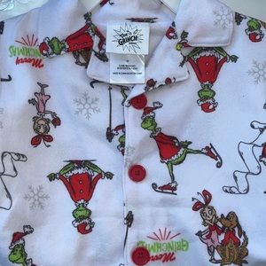 The grinch dr seuss kids pjs